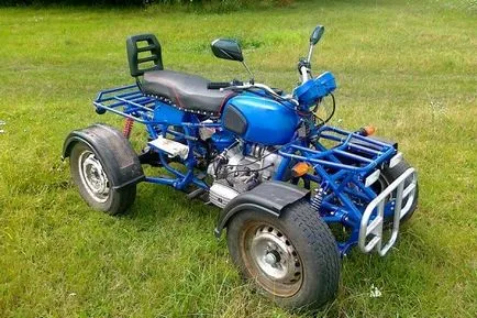 Cum sa faci o bicicleta quad cu propriile sale mâini de Urali motocicleta