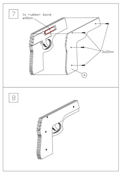 Cum de a face de fabricație benzi de cauciuc tir pistol