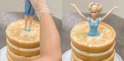 Cum sa faci un tort pentru fete - Barbie - mastic, reteta, foto
