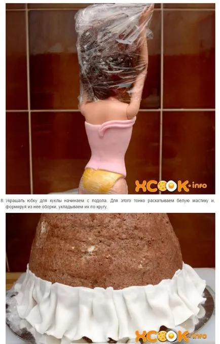 Cum sa faci un tort pentru fete - Barbie - mastic, reteta, foto