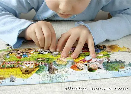 Cum de a lipici puzzle, mama activă (puzzle) Cum să lipici puzzle, mama activă