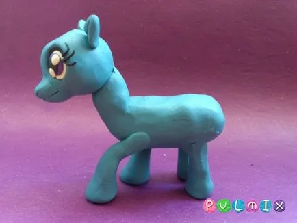 Ca ponei curcubeu efectul de orbire etape cratimă plastilină