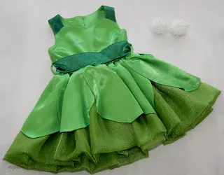 Cum să coase un costum Fairy Ding-Ding pentru fete cu costumul lor mâini model