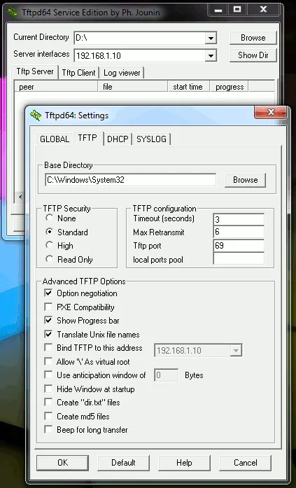 Cum de a crea și configura TFTP și serverul FTP pe Windows 7 - cum se deschide, conectați, instalați (server) Cum de a crea și configura TFTP și serverul FTP pe Windows 7 - cum se deschide, conectați, instalați,