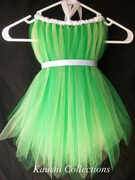 Cum să coase un costum Fairy Ding-Ding pentru fete cu costumul lor mâini model