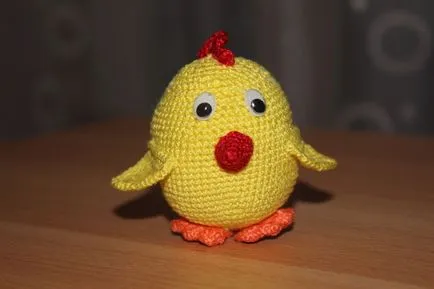 Cum a croșetat o jucărie sau suvenir găină, cocoș sau de pui