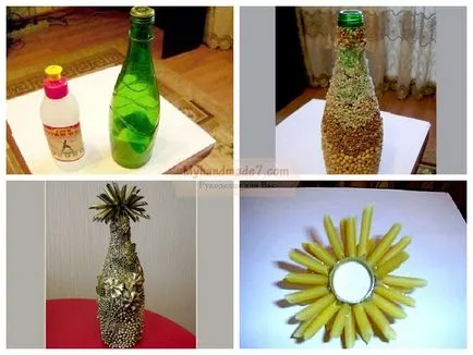 Cum de a decora sticla cu mâinile cele mai bune idei și pas cu pas cursuri de master cu fotografii (pentru a decora) Cum de a decora sticla cu mâinile cele mai bune idei și pas cu pas clase de master cu fotografii