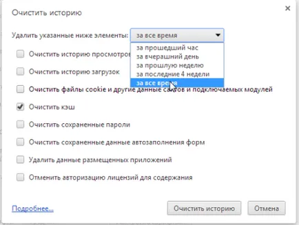 Cum să ștergeți istoricul în Chrome