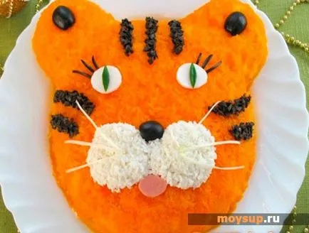 Cum de a decora salate - cum și de design opțiuni (salate cu propriile lor mâini) Cum de a decora salate - cum și de proiectare opțiuni