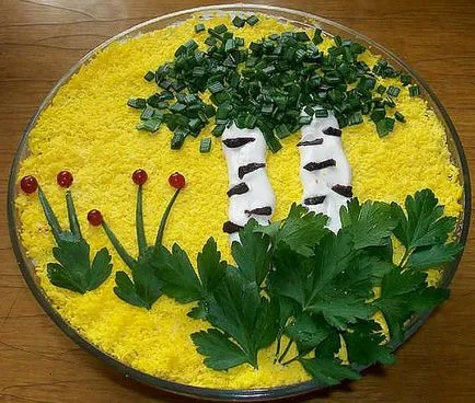 Cum de a decora salate sunt frumoase, drumul spre casă