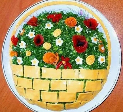 Cum de a decora salate sunt frumoase, drumul spre casă