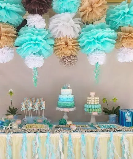 Cum de a decora o masă pentru o zi de naștere - 30 de idei frumoase (pentru a decora) Cum de a decora o masă pentru o zi de naștere - 30 de idei frumoase