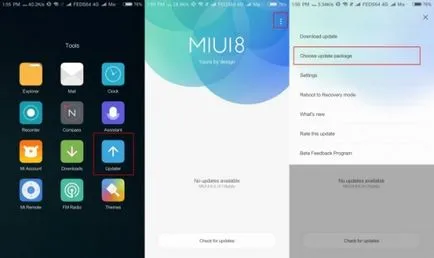 Cum se instalează pe smartphone-ul MIUI 8 Xiaomi acum (MIUI) Cum se instalează MIUI 8 Xiaomi smartphone acum