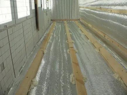 Cum de a izola o podea pe balcon rapid și eficient (rapid) Cum de a izola o podea pe balcon rapid și eficient