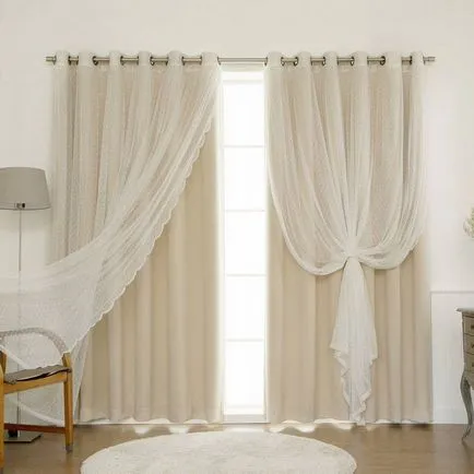 Cum de a alege și perdele tul într-un apartament, alegerea dreapta, foto, video (selectați) Cum de a alege și perdele tul într-un apartament, alegerea dreapta, foto, video