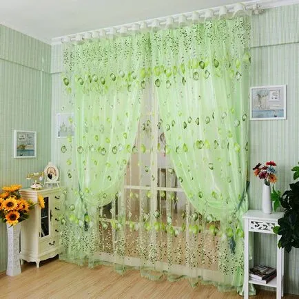 Cum de a alege și perdele tul într-un apartament, alegerea dreapta, foto, video (tul) Cum de a alege și perdele tul într-un apartament, alegerea dreapta, foto, video