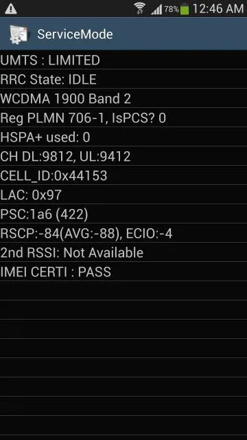 Cum de a intra în inginerie meniul telefonului