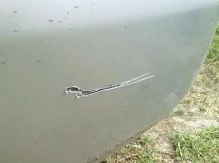 Cum să picteze peste zgârieturile pe masina