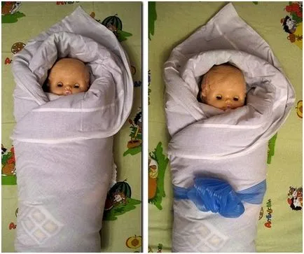 Cum de a înfășa un nou-născut într-o pătură trei moduri