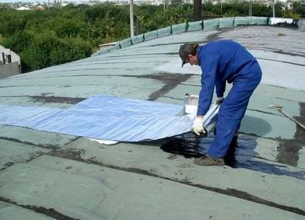Reparare generală de acoperișul unui bloc de apartamente, care curge pe acoperiș - ce să facă, fotografii detaliate și
