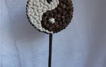 arbore de cafea cu mâinile sale modul de a face topiara (arbore de cafea decorative cu mâinile cum să facă topiara) arbore de cafea cu mâinile cum să facă topiara