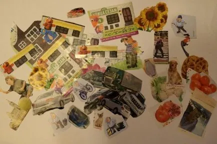Colaje folosind decupaje din reviste în creativitatea copiilor