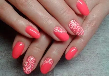 Coral manichiură fotografii 50 idei de design modern de unghii