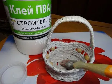 Basket de tuburi de ziar pentru începători pas cu pas