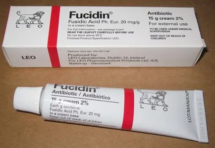 Instrucțiuni Crema Fucidinum pentru utilizare, pret, recenzii, descrieri