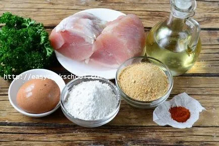 nuggets de pui de la reteta de acasă cu fotografii, rețete ușor