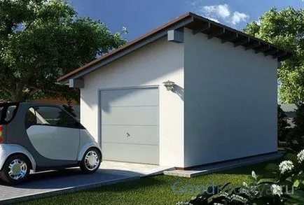 Acoperișul garajului ca acoperișul garajului pentru a face propriile lor mâini