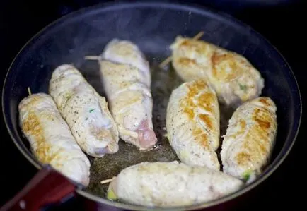 rulouri de pui cu brânză