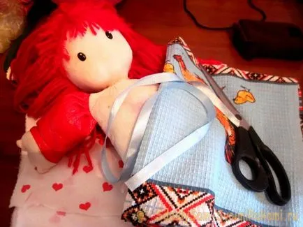 Doll prosop cu atelierul său mâini (master-class) păpușă de prosoape cu propriile sale mâini master-class
