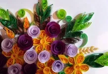 Quilling flori modul de a face atelierul tehnica cu mimoze, margarete buchet pas cu pas, frunze tridimensionale (master-class) Quilling flori modul de a face atelierul tehnica cu mimoze, margarete buchet pas cu pas, volumul de frunze
