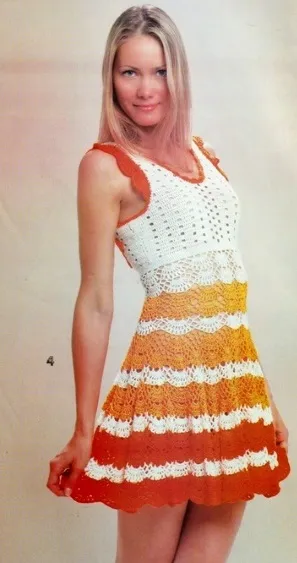 Rochie de vară cu cârlig - diagrame și fotografii