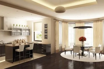 bucătărie-cameră de zi (151 poze) bucătărie combinată cu living în interior, reunește