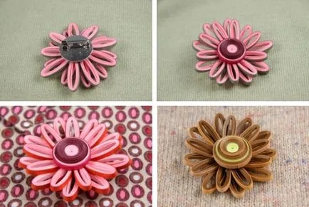 Quilling flori modul de a face atelierul tehnica cu mimoze, margarete buchet pas cu pas, frunze tridimensionale (Quilling) Quilling flori modul de a face atelierul tehnica cu mimoze, margarete buchet pas cu pas, volumul de frunze