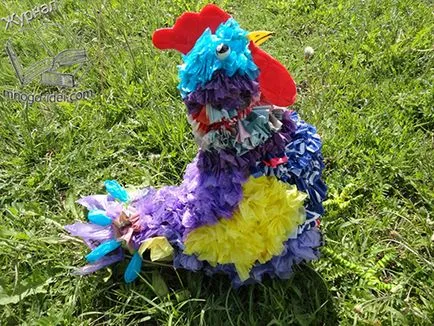 Hen de pungi de plastic