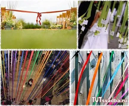 Ribbon în proiectarea de fotografii de nunta - nunta portal de nunta aici