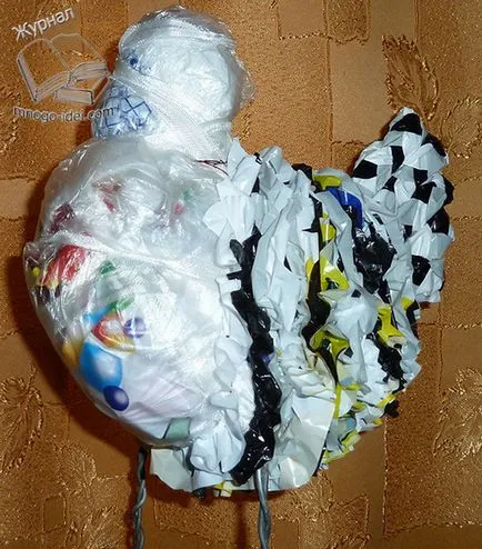 Hen de pungi de plastic