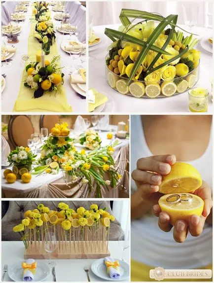 Lemon fotografie de nunta idei de design