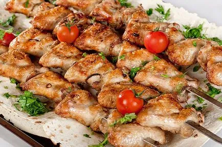 Sosul pentru rețete gratar de pui cu fotografii, secrete de gătit, în timp ce marinare shish kebab din (secrete) Sosul pentru rețete gratar de pui cu fotografii, secrete de gătit, în timp ce marinare shish kebab din