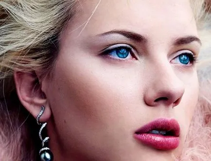 Machiaj pentru ochi albastru pas cu pas în fiecare zi pentru blonde, brunete si roscate