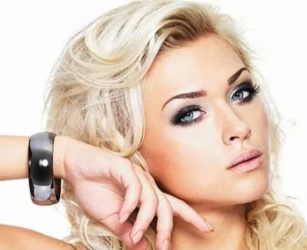 Machiaj pentru blonde cu ochi albastri (50 poze)