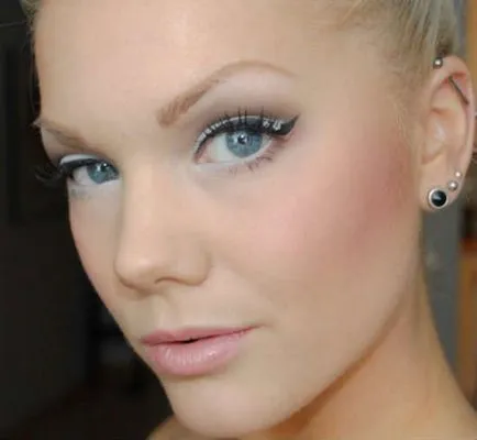 Machiaj pentru blonde cu ochi albastri (50 poze)