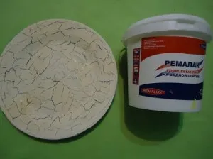 Master class - crearea Crackle pe baza de PVA și vopsea acrilică
