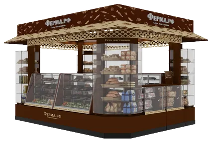 Materiale pentru fabricarea de pavilioane, insule comerciale, vitrine