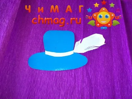 meserii master-class cu mâinile lor, Smeshariki Kar-Karych de hârtie colorată și disc - campioni și