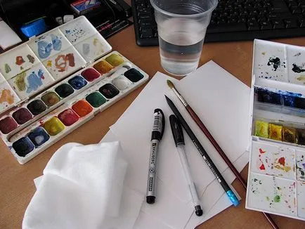 Master class cum să atragă un apus de soare (remiză) Master class cum să atragă un apus de soare