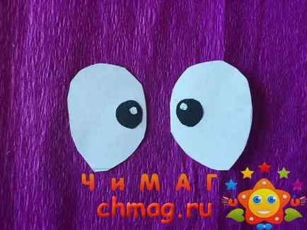 meserii master-class cu mâinile lor, Smeshariki Kar-Karych de hârtie colorată și disc - campioni și